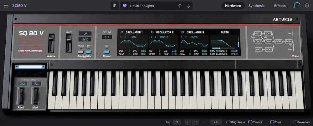 Arturia SQ80 V Synth